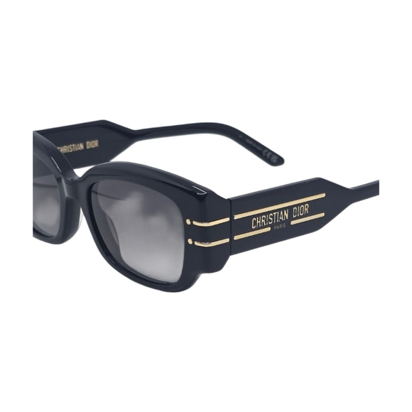 Dior Black and Gold Sunglasses - Picture 2 of 6